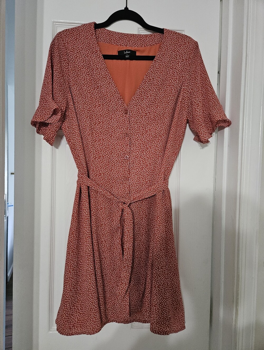 Lulus Rust Orange Mini Dress